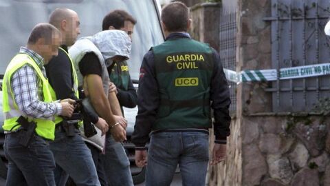 Patrick Nogueira en su llegada al chal&eacute; de Pioz