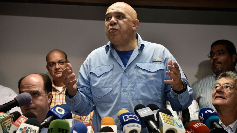 El secretario ejecutivo de Mesa Unidad Democr&aacute;tica de Venezuela, Jes&uacute;s Chuo Torrealba