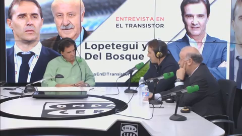 Entrevista completa de Lopetegui y Del Bosque en El Transistor Entrevista completa de Lopetegui y Del Bosque en El Transistor