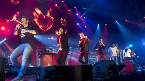 Manu Tenorio, Álex Casademunt, David Bustamante, David Bisbal y el resto en el concierto de OT Manu Tenorio, Álex Casademunt, David Bustamante, David Bisbal y el resto en el concierto de OT