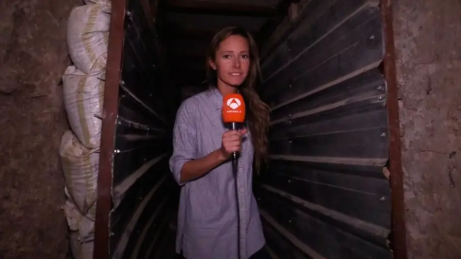 Pilar Cebrián, enviada de Antena 3 a Mosul Pilar Cebrián, enviada de Antena 3 a Mosul