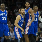 Sergio Rodríguez, durante un partido con los Sixers Sergio Rodríguez, durante un partido con los Sixers