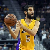José Manuel Calderón, durante un partido con los Lakers José Manuel Calderón, durante un partido con los Lakers