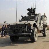 Vehículo de miembros de las fuerzas iraquíes