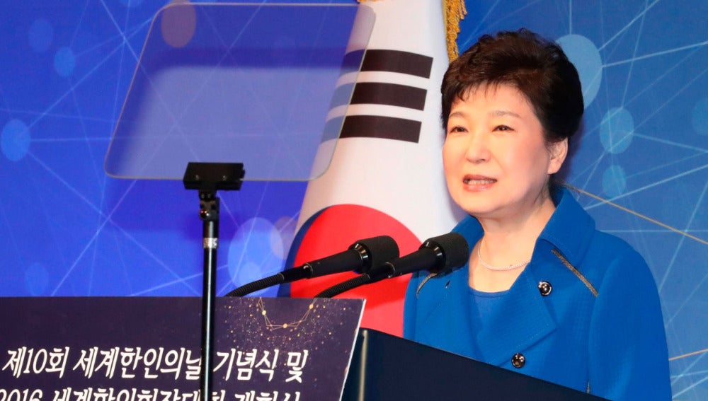La presidenta de Corea del Sur, Park Geun-hye