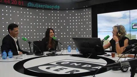 Marcos Chicot, Dolores Redondo y Julia Otero Marcos Chicot, Dolores Redondo y Julia Otero