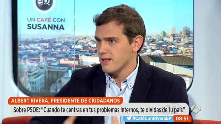 Rivera, sobre la polémica de Ramón Espinar: "Es un dedazo en toda regla" Rivera, sobre la polémica de Ramón Espinar: "Es un dedazo en toda regla"