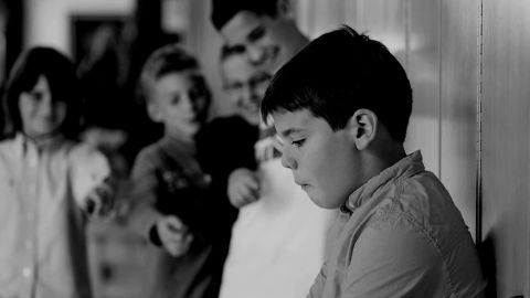 Recreaci&oacute;n de un momento de acoso escolar 