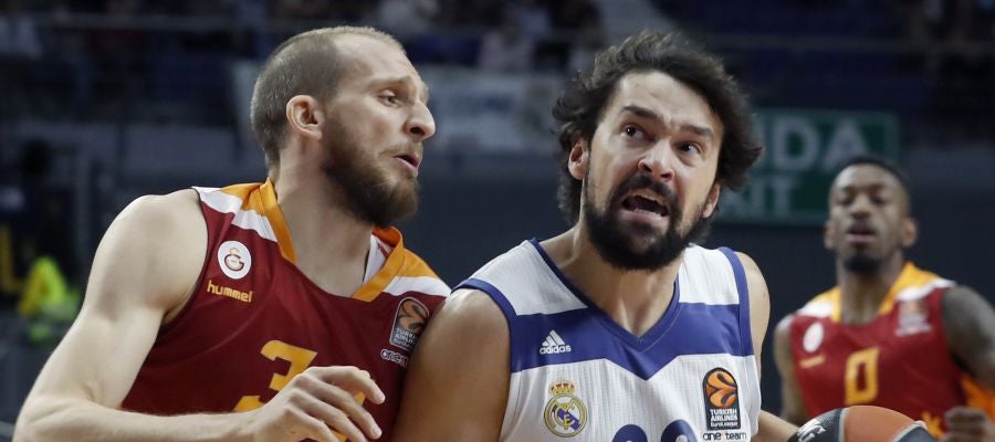 Sergio Llull ante el Galatasaray Sergio Llull ante el Galatasaray