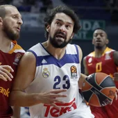 Sergio Llull ante el Galatasaray Sergio Llull ante el Galatasaray