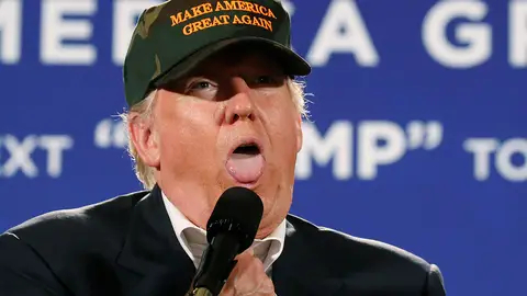 Donald Trump en un acto electoral Donald Trump en un acto electoral