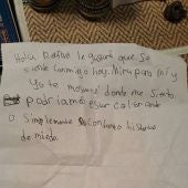 Carta de invitación de Amanda a Rafael