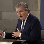 Íñigo Méndez de Vigo en la rueda de prensa tras el Consejo de Ministros