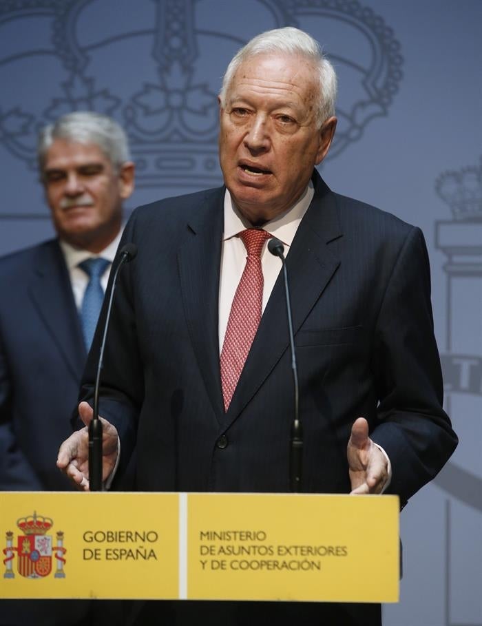 Margallo a Dastis: "Hay que aprovechar la oportunidad del 'Brexit' para recuperar la soberanía de Gibraltar" Margallo a Dastis: "Hay que aprovechar la oportunidad del 'Brexit' para recuperar la soberanía de Gibraltar"
