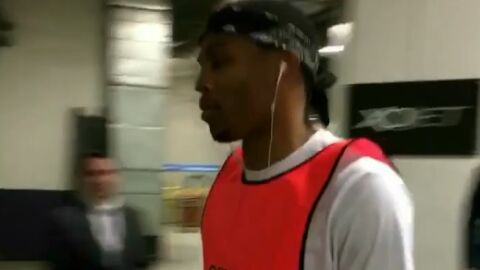 El exc&eacute;ntrico look de Russell Westbrook 