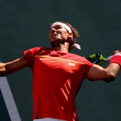 Rafa Nadal durante un torneo Rafa Nadal durante un torneo