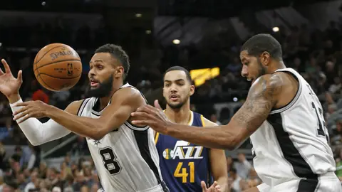 Los Spurs, contra los Jazz Los Spurs, contra los Jazz