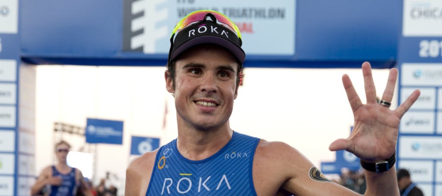 Gómez Noya, en un triatlón Gómez Noya, en un triatlón