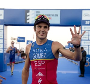 Gómez Noya, en un triatlón Gómez Noya, en un triatlón