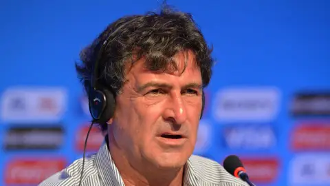 El argentino Mario Kempes El argentino Mario Kempes