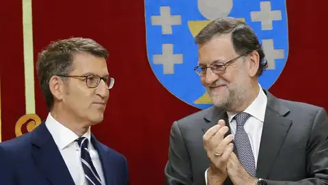 Alberto Núñez Feijóo, tras prometer su cargo como presidente de la Xunta de Galicia Alberto Núñez Feijóo, tras prometer su cargo como presidente de la Xunta de Galicia