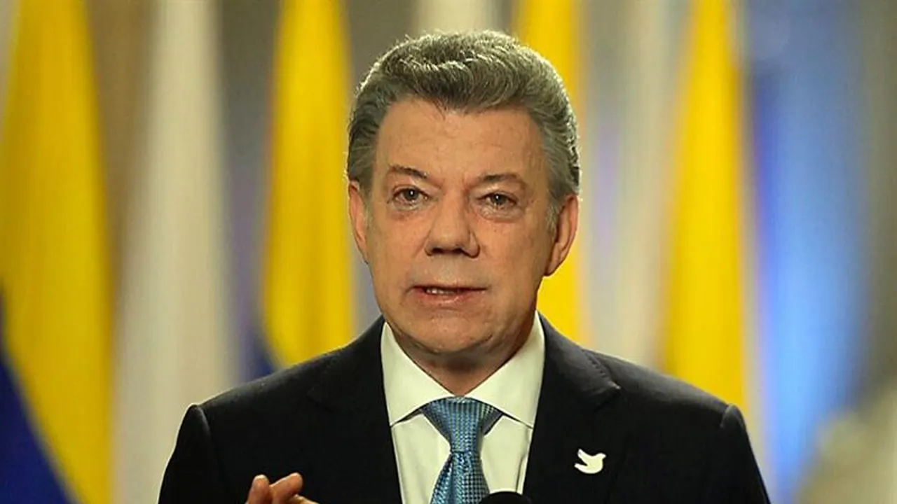 El presidente de Colombia, Juan Manuel Santos