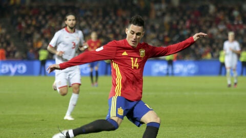 Callej&oacute;n en un partido con Espa&ntilde;a