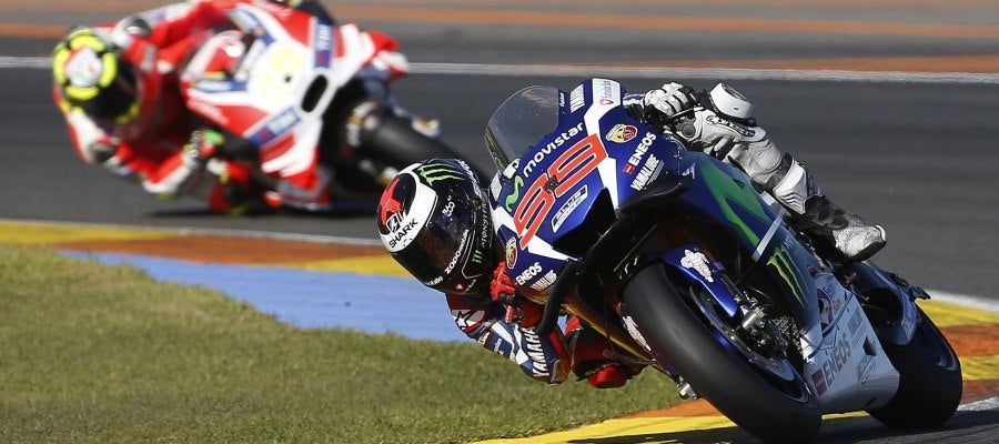 Jorge Lorenzo, durante el GP de Cheste Jorge Lorenzo, durante el GP de Cheste