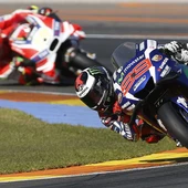 Jorge Lorenzo, durante el GP de Cheste Jorge Lorenzo, durante el GP de Cheste