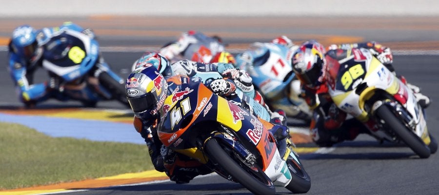 Binder, rondando durante el GP de Valencia Binder, rondando durante el GP de Valencia