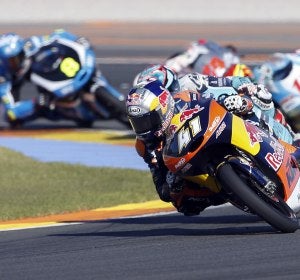 Binder, rondando durante el GP de Valencia Binder, rondando durante el GP de Valencia