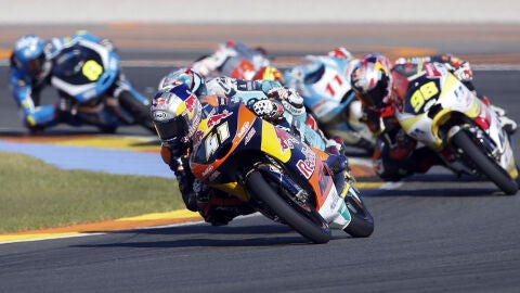 Binder, rondando durante el GP de Valencia