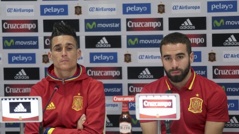 Carvajal con Callej&oacute;n en rueda de prensa