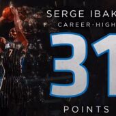 Serge Ibaka logra su récord anotador en la NBA