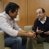 Javier Fernández y Miquel Iceta reunidos