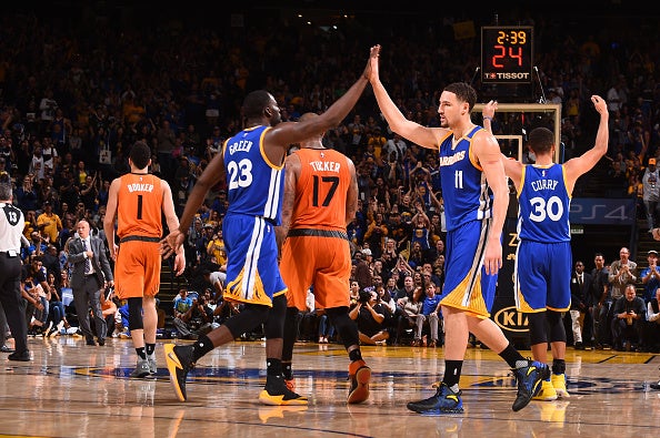 El 'Big Three' de Golden State acaba con los Suns y ya mete miedo en la NBA El 'Big Three' de Golden State acaba con los Suns y ya mete miedo en la NBA