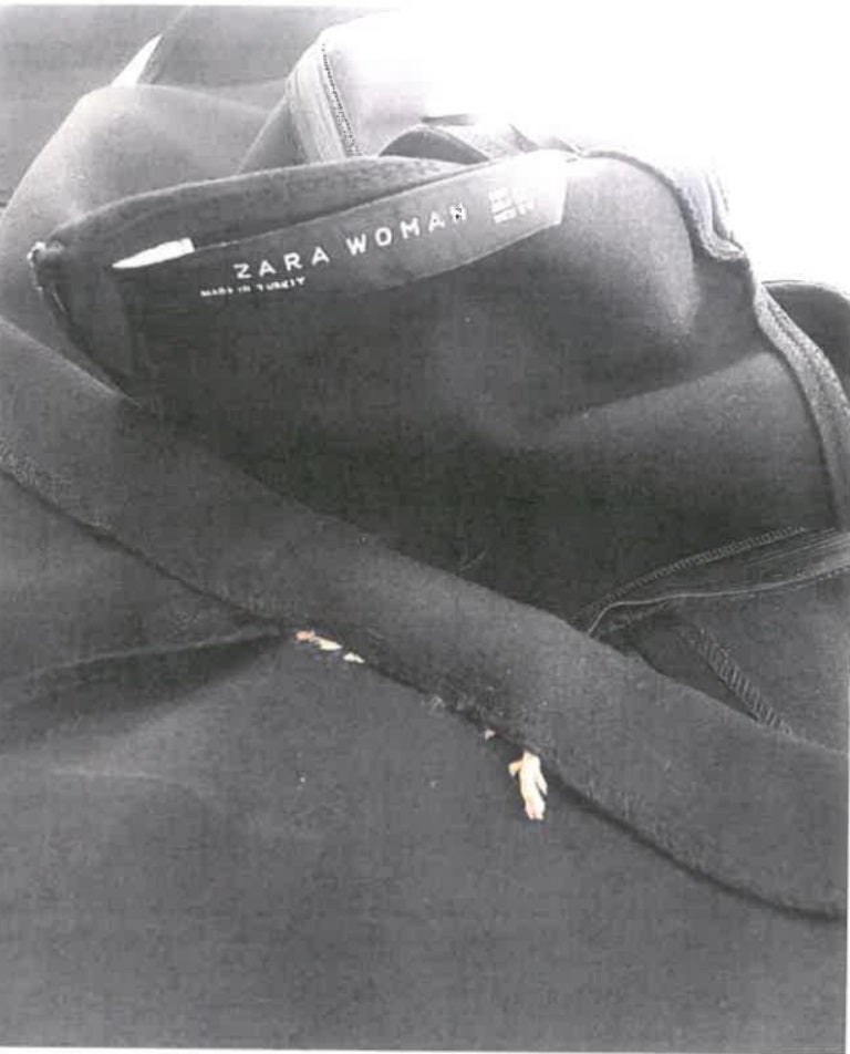Una mujer encuentra un ratón muerto en un vestido de Zara Una mujer encuentra un ratón muerto en un vestido de Zara