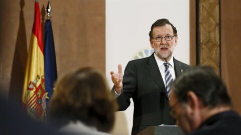 Mariano Rajoy, en su viaje a Marruecos