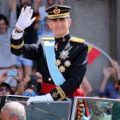 El Rey Felipe VI durante su coronación