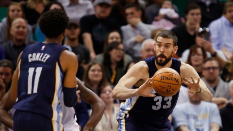 Marc Gasol, en acci&oacute;n ante Utah Jazz