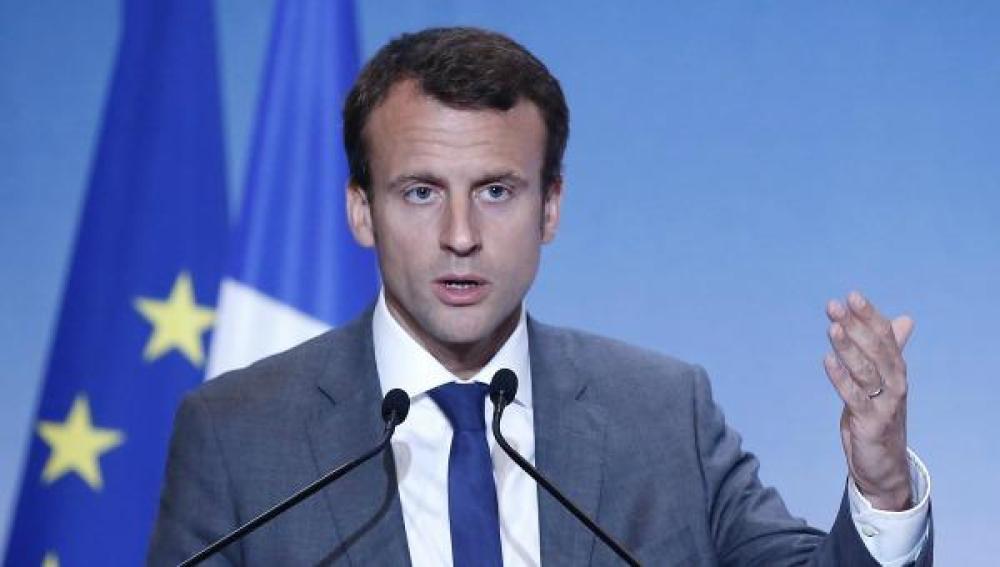 El exministro francés de Economía, Emmanuel Macron.