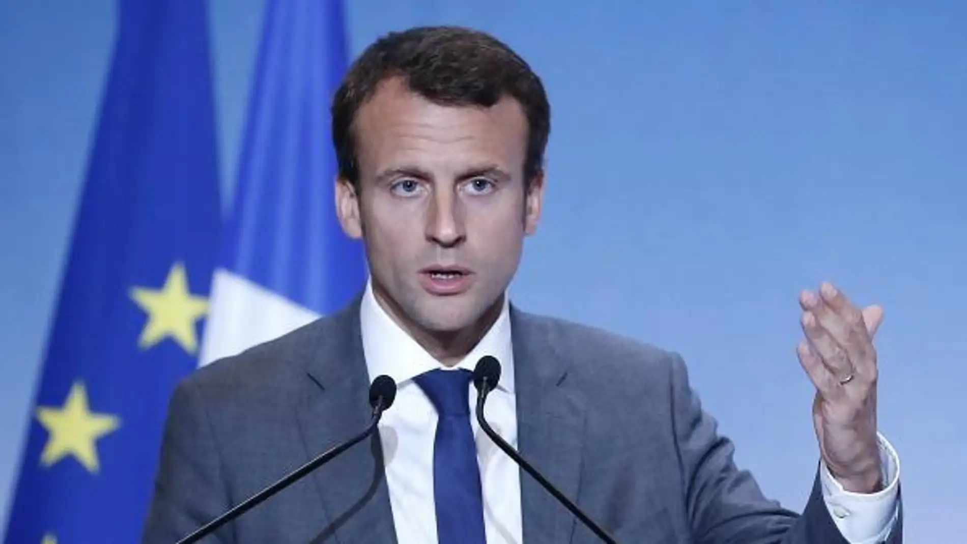 El exministro francés de Economía, Emmanuel Macron.