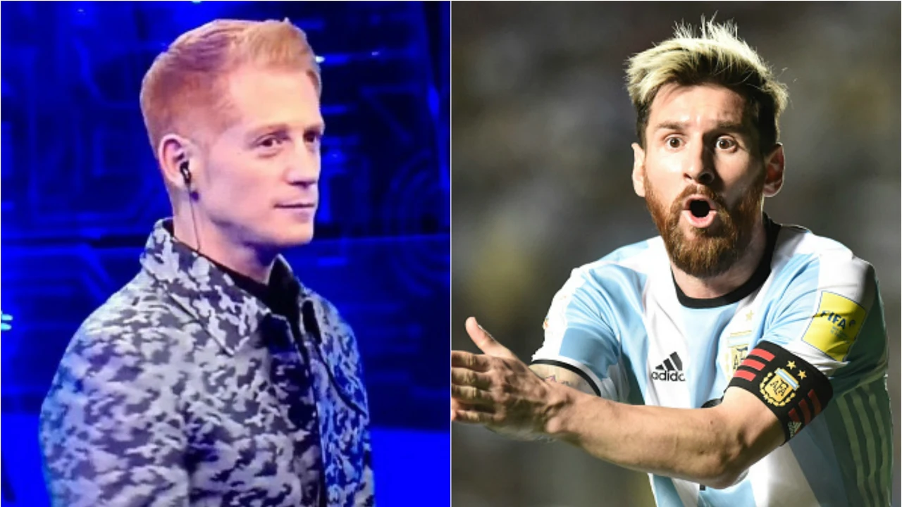 Martín Liberman y Leo Messi