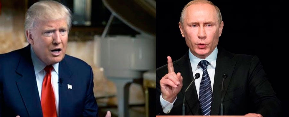 Rubén Amón indulta a Vladimir Putin y a Donald Trump, o a Trumputin, "la criatura política definitiva para devolver el planeta al orden" Rubén Amón indulta a Vladimir Putin y a Donald Trump, o a Trumputin, "la criatura política definitiva para devolver el planeta al orden"