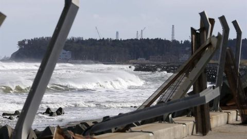 Vista de los alrededores de Fukushima