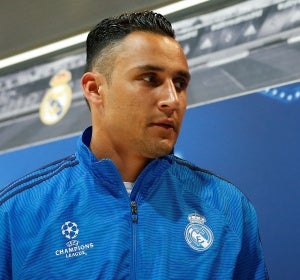 Keylor Navas en rueda de prensa Keylor Navas en rueda de prensa