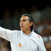 Scariolo en un partido Scariolo en un partido