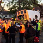 Al menos seis muertos en un accidente de un autobús escolar en Tennessee