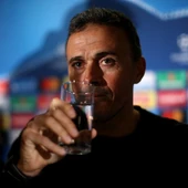 Luis Enrique, durante la rueda de prensa Luis Enrique, durante la rueda de prensa