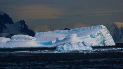 Tempanos a la deriva (Ant&aacute;rtida).